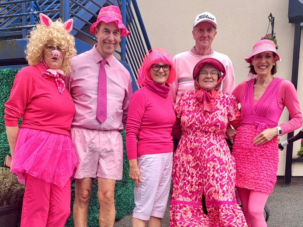 <a href="/ArmaghCo/">CoArmaghGolfClub</a> Pretty'n Pink Day has become a yearly festival of fun and all things PINK and this years day proved another roaring success with the clubhouse packed for the prize giving.