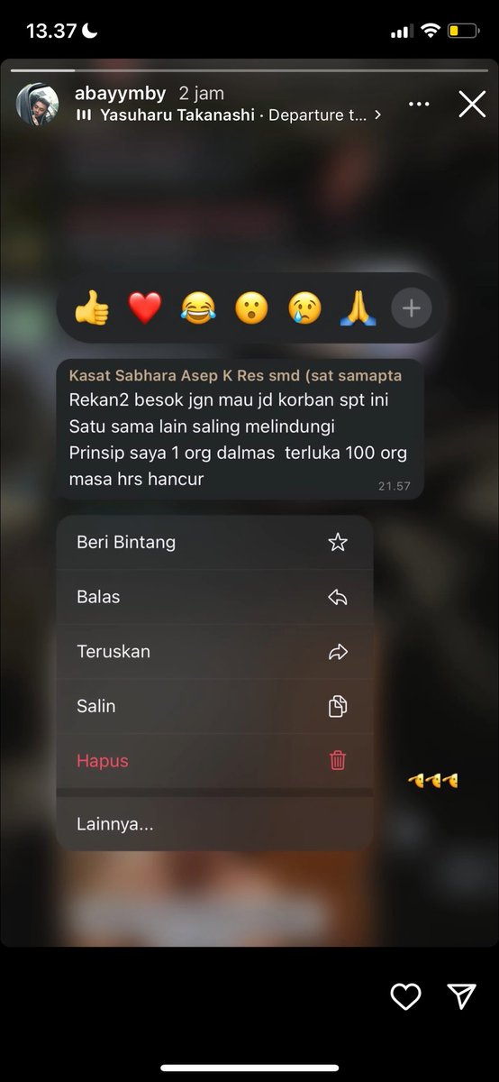 audimaxell's tweet photo. @cwekgjls @txtdrberseragam nih bang polisi baru netes di bandung ketololannya apa apa di up snapgram wkwkw https://t.co/6OH6X37vW6