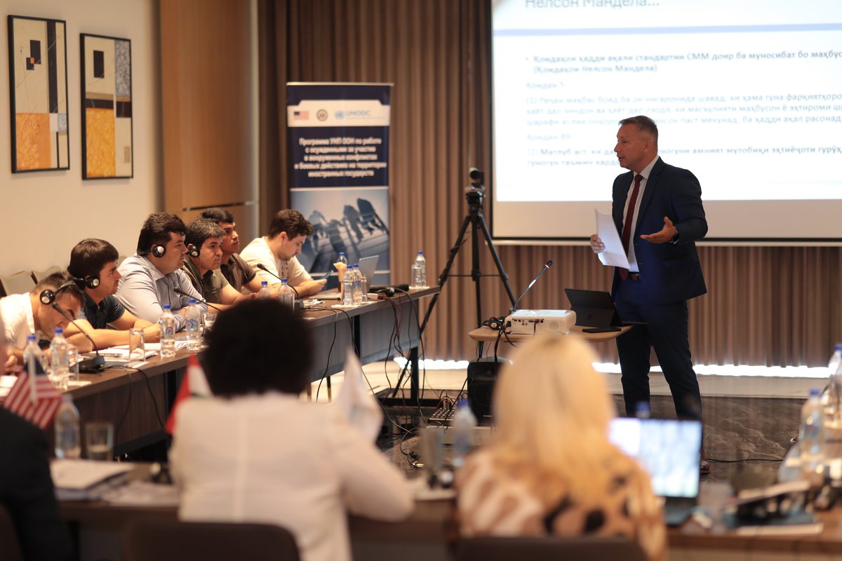 🔐 On August 21-22 UNODC conducted a workshop on Prison Security Frameworks in Dushanbe, training 20 officers on managing security, risk assessment, and more.
Returning Foreign Terrorist Fighters Detention Programme funded by <a href="/StateDeptCT/">State Dept CT Bureau</a>.