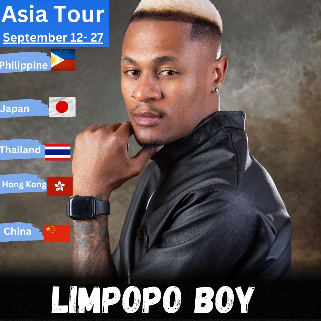 Back to the street 🌎 “6th and 7th World Tour combined 🔥🕺🏻 Europe and Asia hope you’re ready!!!!! #limpopoboy🇿🇦 From South Africa 🇿🇦