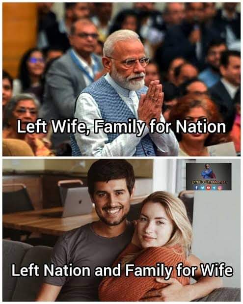 Difference between Narendra Modi and German Shepherd Dhruv Rathee. 🥲