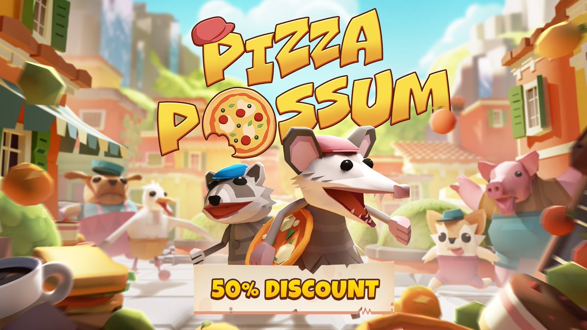 Ready for a feast? 🍕🍕

Pizza Possum is now 50% off on Nintendo Switch as part of the Nintendo of Europe Multiplayer Sale, so get ready for some chaotic fun!

Will you go solo or team up with a Player 2? 🦝

bit.ly/3P4EMkq