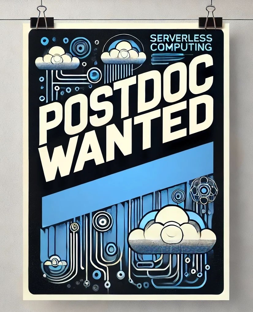 DmitriiUstiugov's tweet photo. Thrilled to receive 500k USD Singapore MoE grant for serverless hypervisor and runtime co-design!
Hence, I am looking to hire a postdoc and a research engineer to join my group at NTU Singapore!
Please like/repost!
#Serverless #vHive https://t.co/Rqgfci4yc8