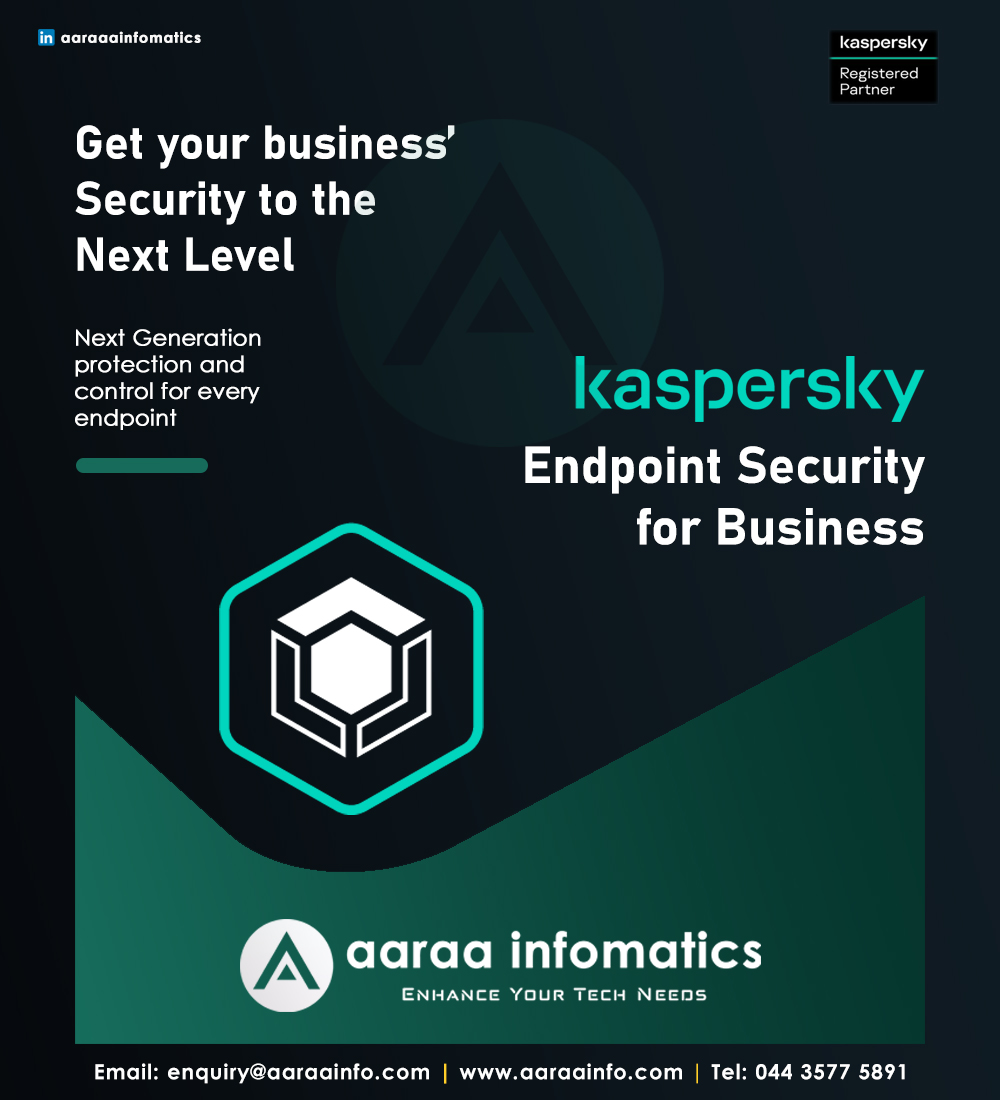 aaraainfo's tweet photo. #Kaspersky’s EPS offers comprehensive features and benefits...

Read more: https://t.co/v1gur6wzKQ

#EndPointSecurity #BusinessSecurity #AaraaInfomatics https://t.co/Ke2Xoj05ab