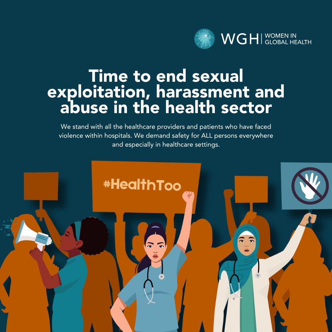 Women In Global Health (@womeningh) on Twitter photo The time to end #SEAH in health is now! 🛑
The #HealthToo report reveals the grave costs for women health workers facing abuse. The tragic assault in Kolkata underscores the urgent need for safe working conditions. Read <a href="/WGHIndia/">Women in Global Health India</a> statement 👉 womeningh.org/wp-content/upl… The time to end #SEAH in health is now! 🛑
The #HealthToo report reveals the grave costs for women health workers facing abuse. The tragic assault in Kolkata underscores the urgent need for safe working conditions. Read <a href="/WGHIndia/">Women in Global Health India</a> statement 👉 womeningh.org/wp-content/upl…