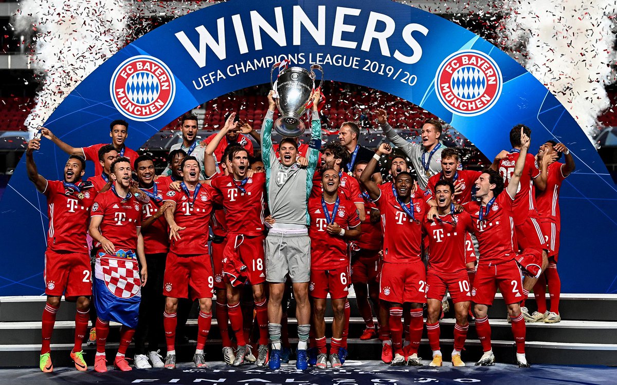 FCBayernEN's tweet photo. ✨ 𝑴𝒐𝒎𝒆𝒏𝒕𝒔 𝒇𝒐𝒓 𝒆𝒕𝒆𝒓𝒏𝒊𝒕𝒚 ✨

On this day in 2️⃣0️⃣2️⃣0️⃣, we became European Champions for the sixth time! 🏆❤️

#FCBayern #MiaSanMia #UCL https://t.co/ordQTGqFrP