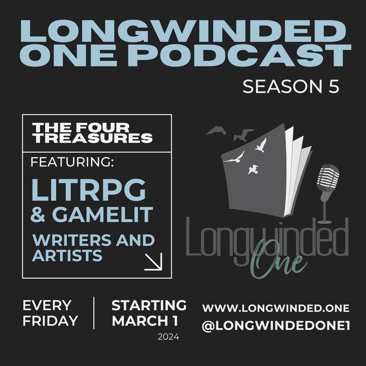 longwindedone1's tweet image. So happy to have @FiatCelebrity and Hugo Huesca come on the podcast and talk about the latest Dungeon Lord book (which comes out on the 29th). Mark your calendars longwinded.one/episode-239-in…
#litrpg #gamelit @EmilyLabesRoyce