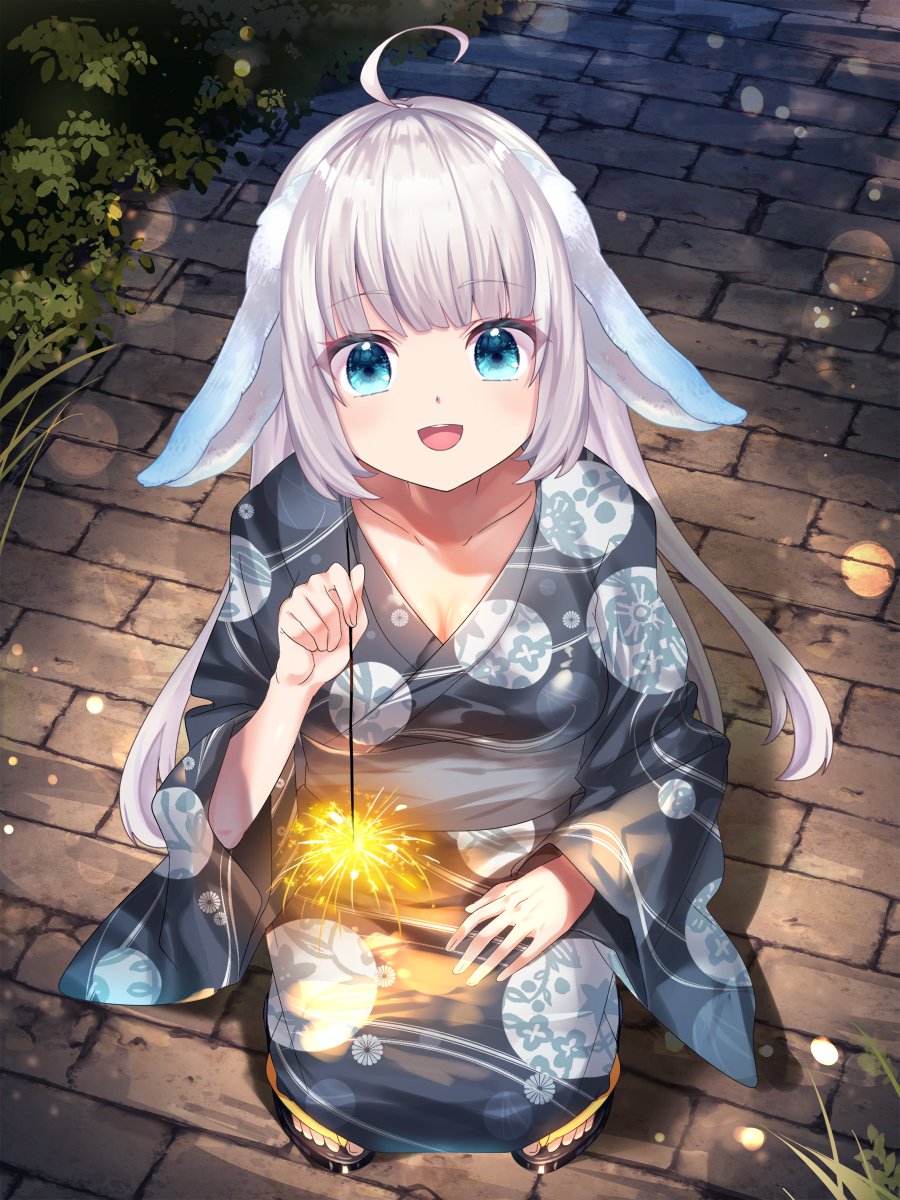 usanekomemory's tweet image. 線香花火と浴衣で、誰でも夏の思い出作り🎇
夏の終わりが近いけれど、
こちらの素材で心に残る最後のひとときを。

2～4枚目に素材を置いておくので、よかったらどうぞ！

他カラーや高解像度版も無料配布しているので良かったらどうぞ✨
素材のDLはリプ欄から👇

#フリー素材 #VTuber #VTuber素材