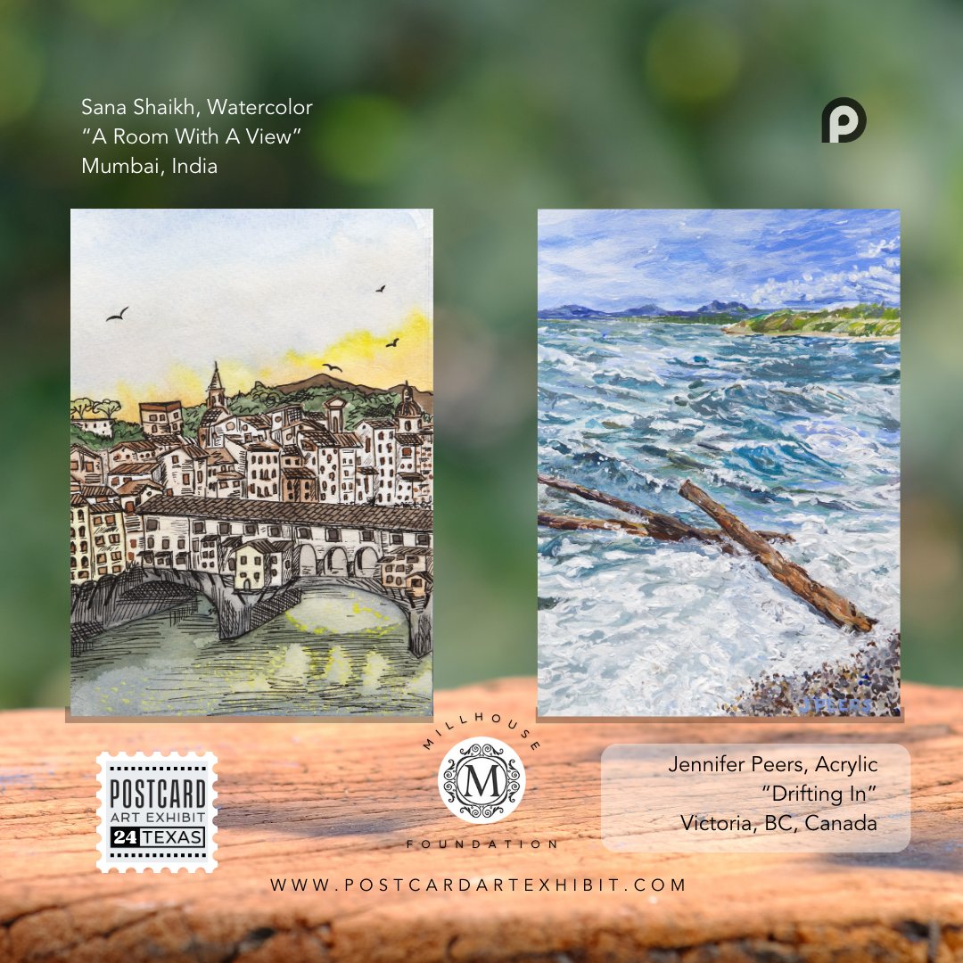 PAEartforacause's tweet photo. These lovely art cards arrived in support of @millhousemck - This year we are about artists supporting artists in #postcardartexhibit24! Thank you, Sana Shaikh @489_san &amp; Jennifer Peers (not on X) - Follow @millhousemck #postcardartexhibit #artistssupportingartists #artforacause https://t.co/N3Nj0hgvv7