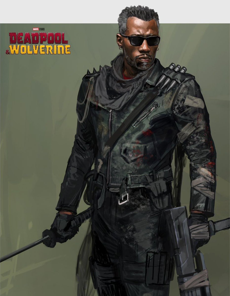 MCU_Direct's tweet image. Official concept art of alternate designs for Wesley Snipes' Blade in #DeadpoolAndWolverine!

(via wesburt)