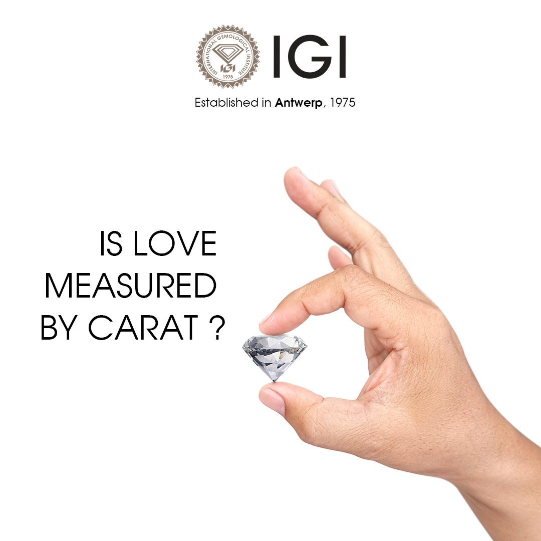 igi_MEA's tweet image. Is love measured by carat? #LoveAndDiamonds #IGIInsights #MoreThanCarats #IGIdiamond