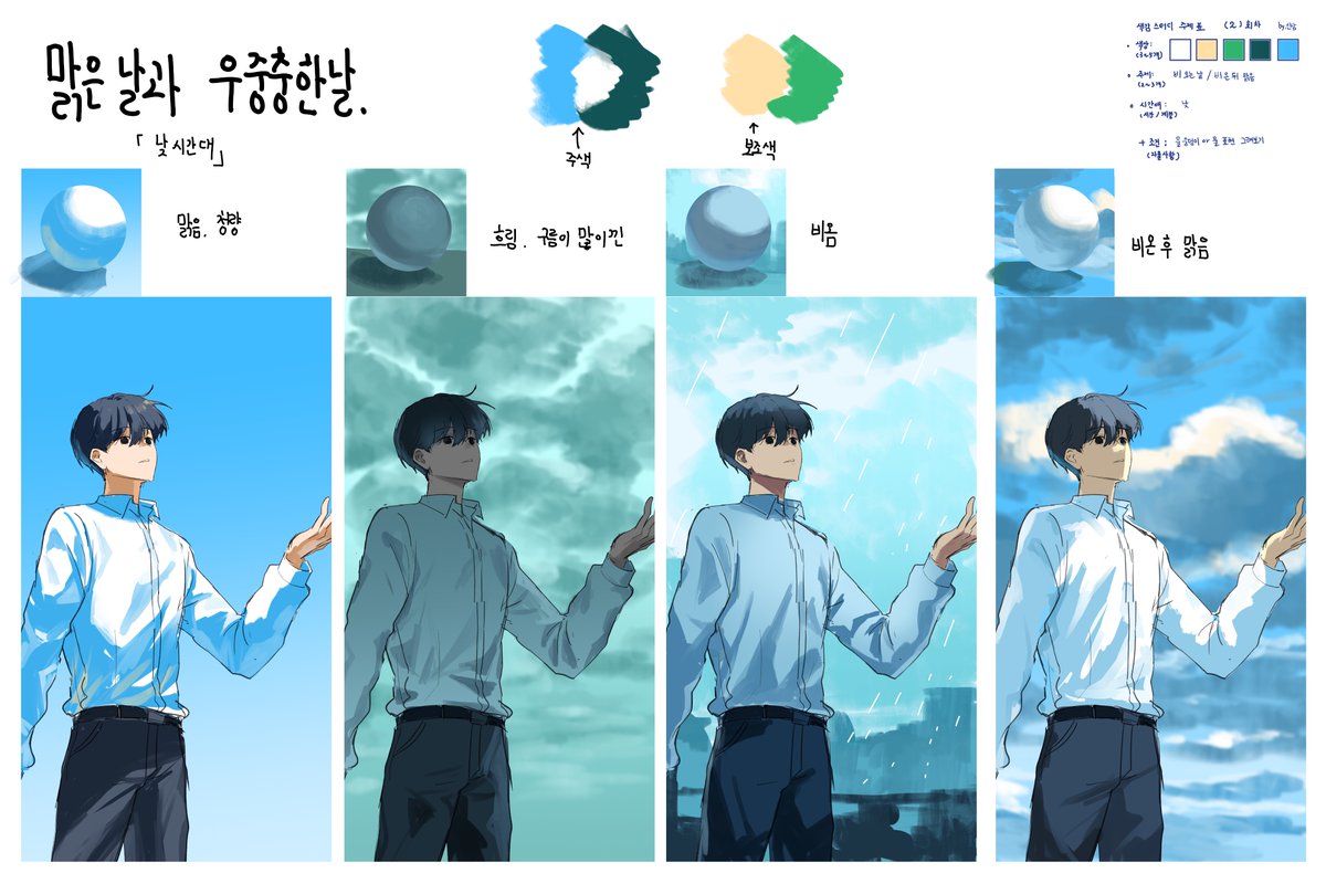 ryepe49's tweet photo. 색감스터디 4기 1-2회차 https://t.co/x072FUTp0b