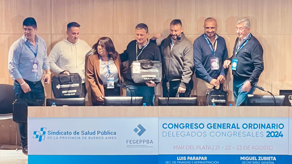 #Congreso2024 Entrega de Presentes FEGEPPBA