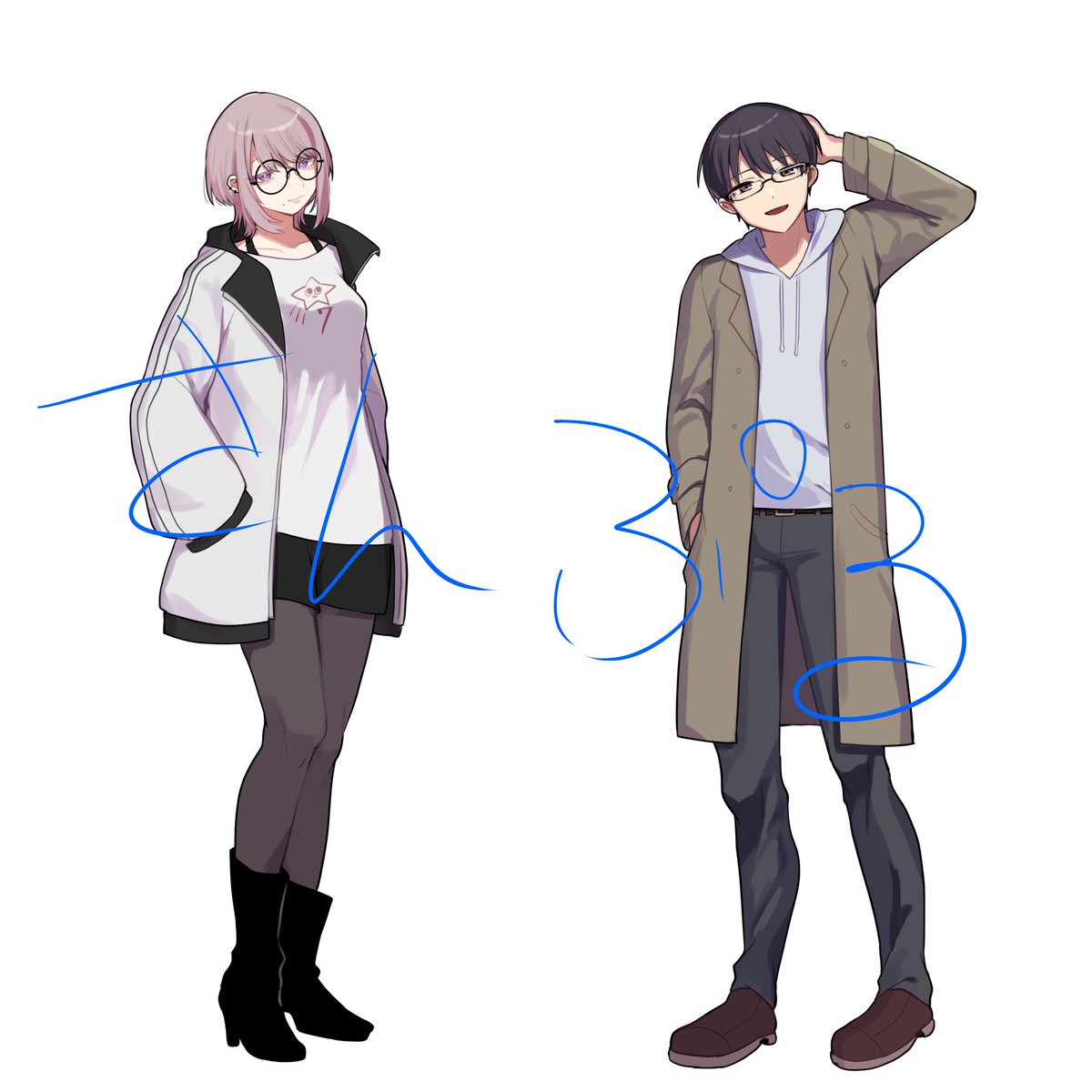 最近のTRPG立ち絵だよん♬