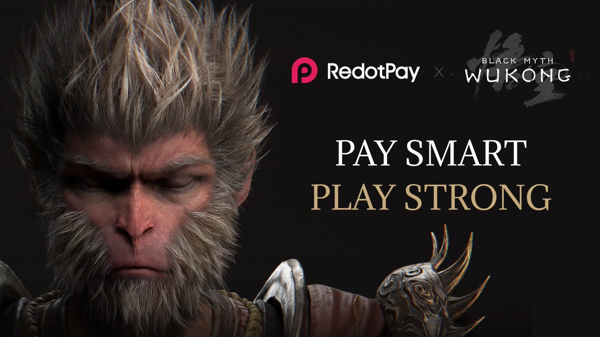 RedotPay's tweet photo. Anyone diving into Black Myth: Wukong? 🐵🔥 Let me know how it’s going for you! And hint hint... we've got a giveaway coming up next week! Stay tuned! 🎁😉 #RedotPay #BlackMythWukong https://t.co/tOARLlv3dT