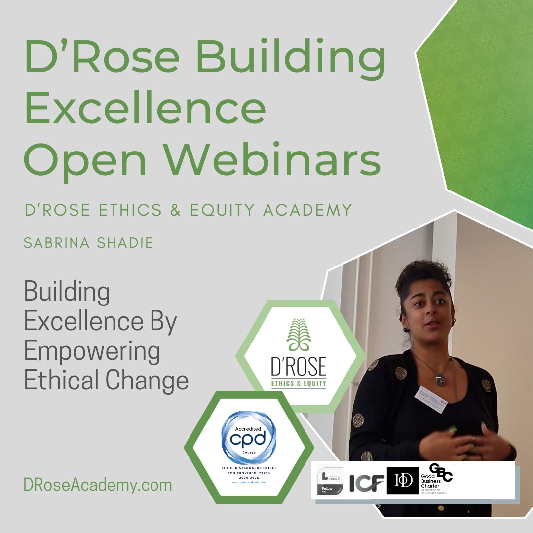 The D’Rose Academy has added new content to the free Building Excellence Open Webinars which now include modules on Trans Myth Busting sessions and Recognising Racism with a personal Windrush Experience interview. Sign up for free here… droseacademy.com/courses/open-w…
