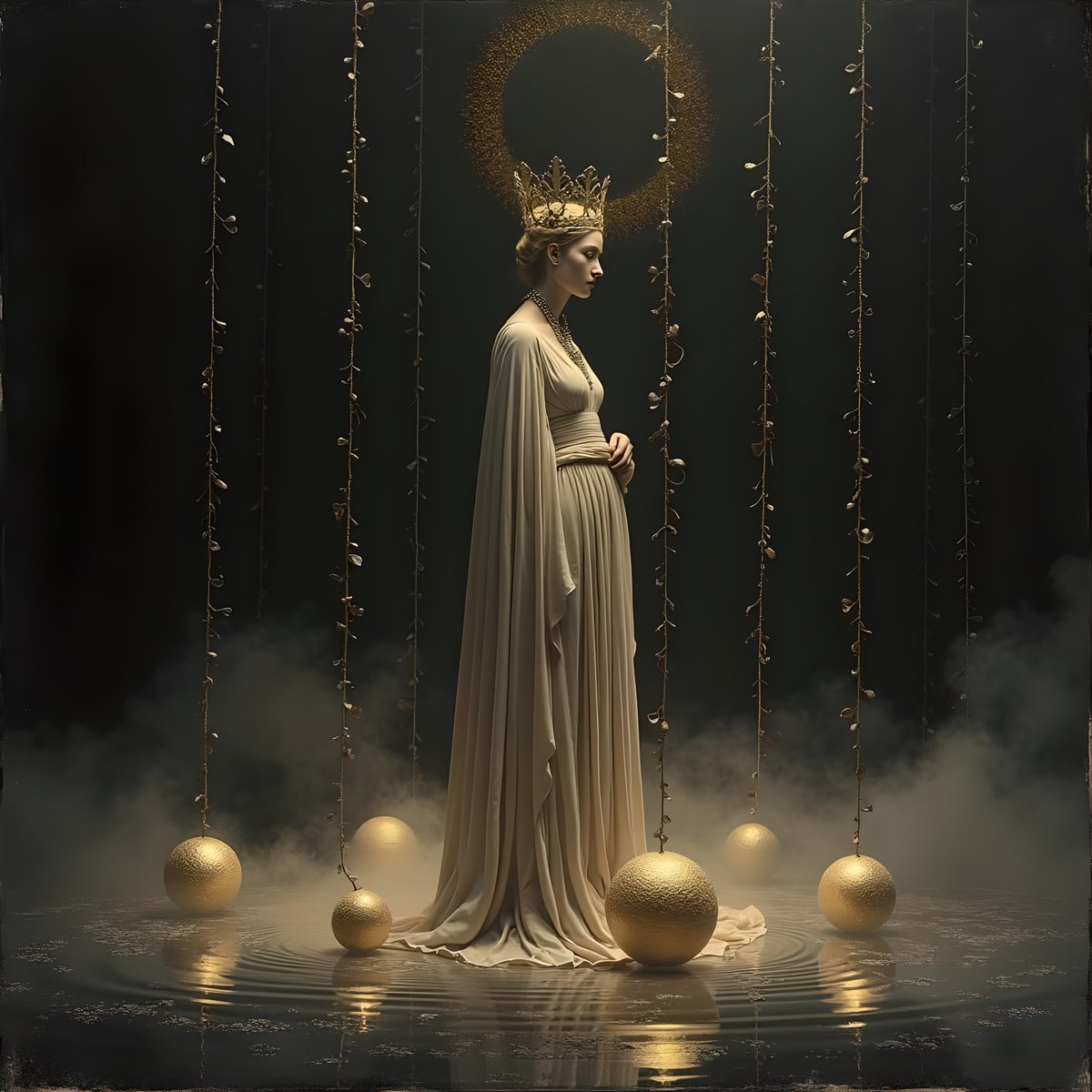CBMArtist's tweet image. Happy Friday!
Sainte-Clothilde
On the Road to the Camino De Santiago, CBm 2024

#AIArt #hermeticart #crypticart #sacredproportion #SainteClothilde #goldensphere #caminodesantiago