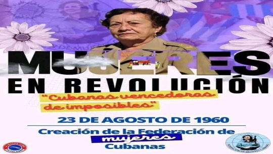 Hoy se celebra en toda Cuba el 64 aniversario de la creación de la FMC. Desde #EducaciónBueyArriba felicitamos a esas  #MujeresVencedorasDeImposibles, a las #MujeresEnRevolución .