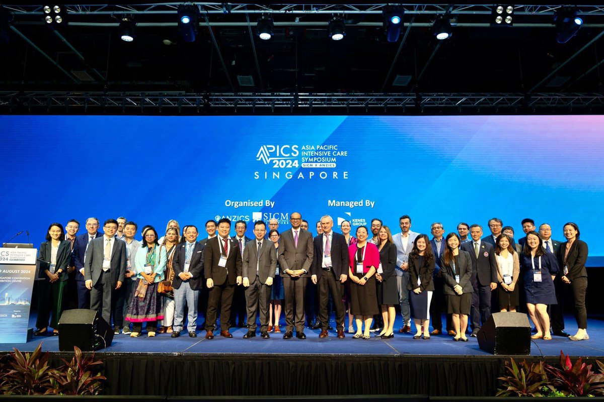 seanchloh's tweet photo. Honoured to be the co-convenor for the 11th edition of the Asia Pacific Intensive Care Symposium. We hosted more than 1000 attendees, one of the largest turnouts. Couldn’t have done this without a fantastic team from 🇸🇬🇦🇺. #apics2024 
 @ApicsOfficial #bestcarebeyondborders https://t.co/7qgtlAHFhY