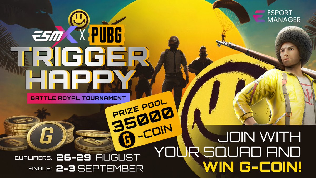 esmx_official's tweet photo. 🪙 PLAY PUBG AND WIN G-COINS! 🪙
One finger is always on the trigger? 🙂
#ESMX and #PUBG presents the hottest gaming event of this summer! 🥵
Join with your squad and dominate! 🤑🤑
Details & more here ⤵️
https://t.co/1TG8Da1xAJ