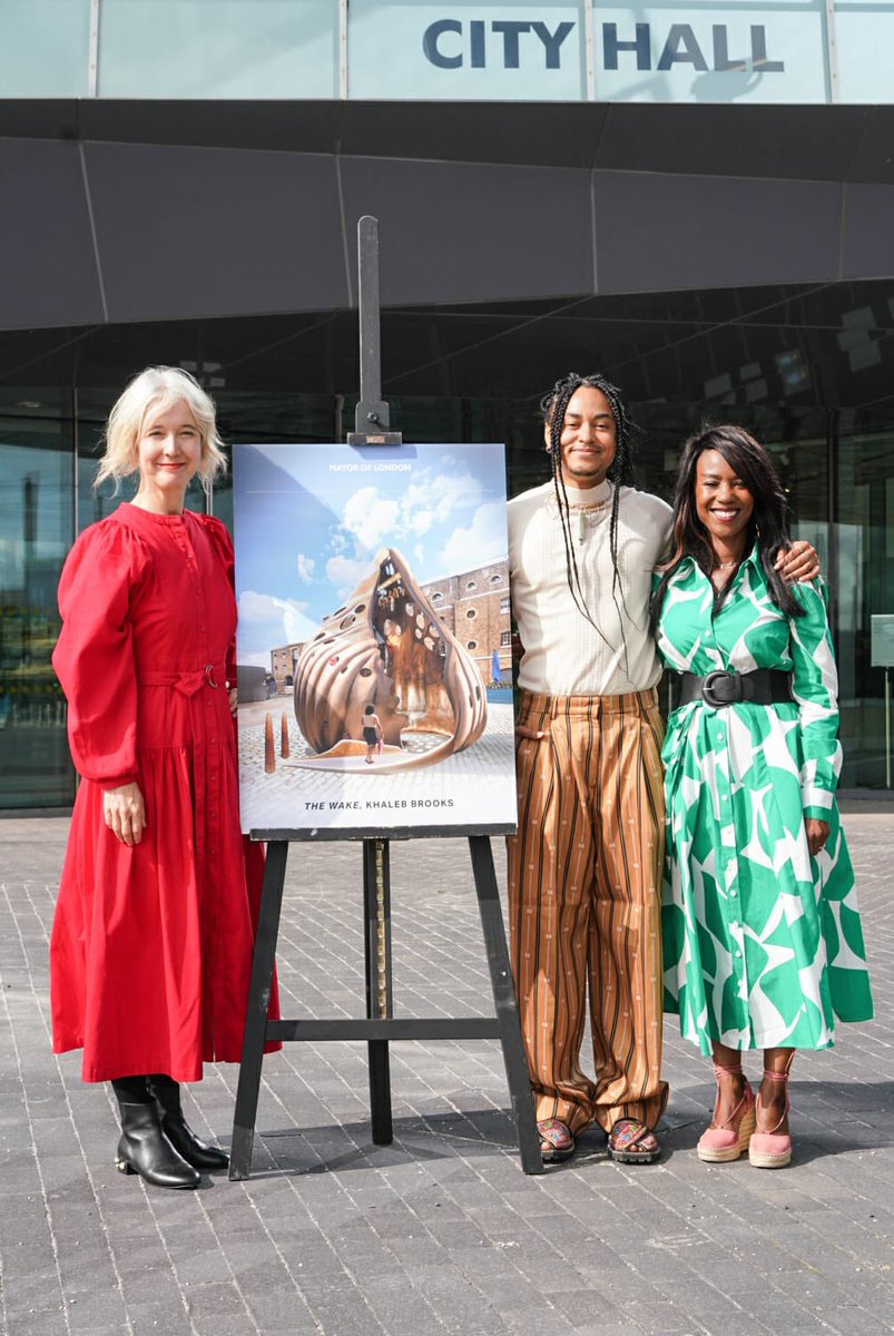 It was my pleasure to announce at City Hall this morning that The Wake by Khaleb Brooks has been selected as the winning design for London’s Memorial to Victims of Transatlantic Slavery.