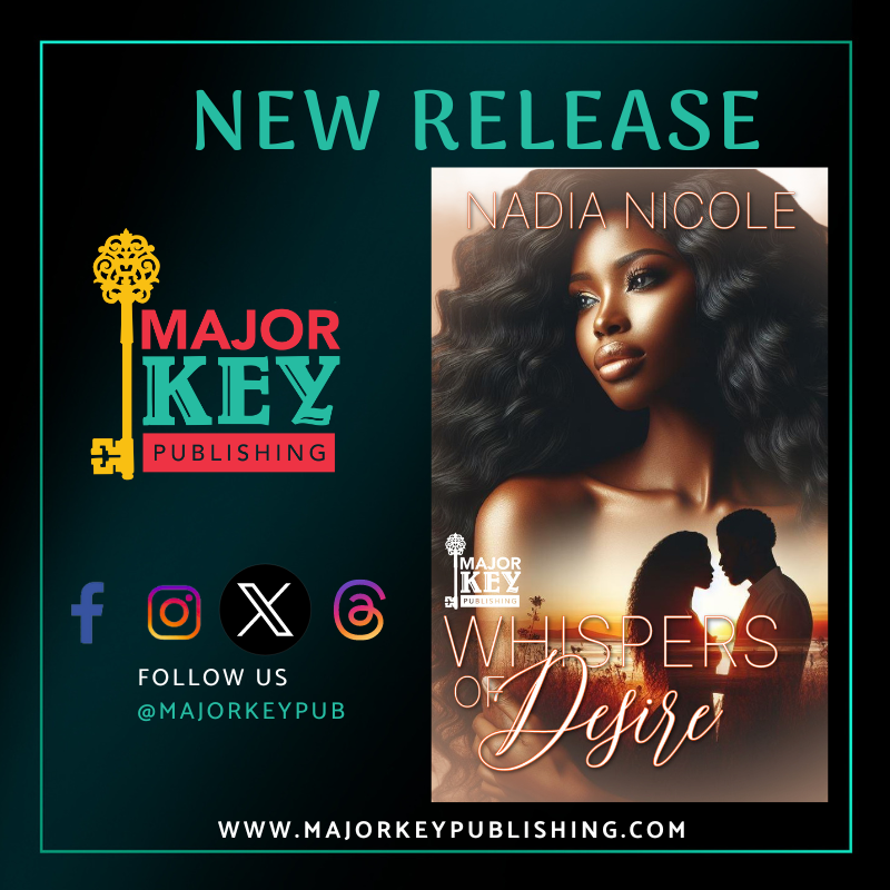 MajorKeyPub's tweet image. 📷 IT'S MAJOR - NEW RELEASE! 📷
FREE w/KINDLE UNLIMITED…
amzn.to/3YUSYl8

Whispers of Desire is a gripping tale that unfolds the complex web of emotions surrounding Angelia and Avion, a couple whose love story takes a chaotic turn.