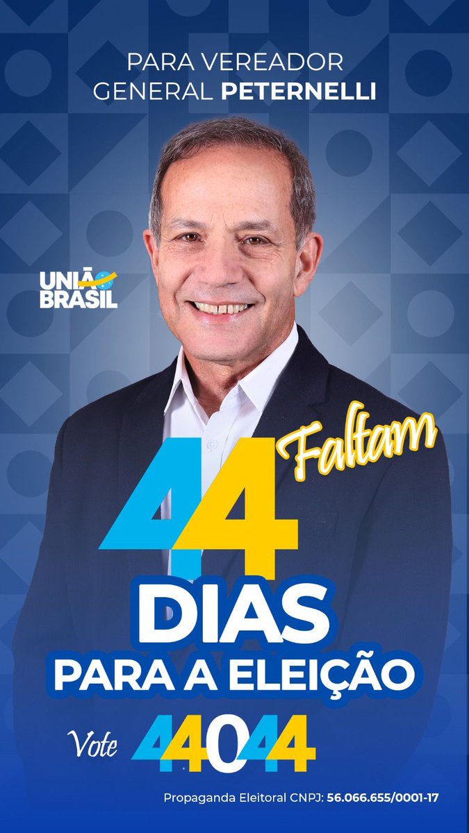 Faltam 44 dias!