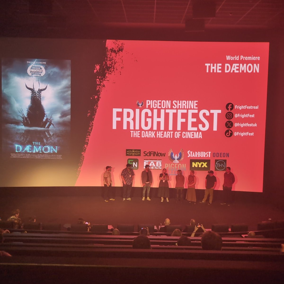 Just saw my number 1 pick for <a href="/FrightFest/">FrightFest</a>  The Daemon. Loved this flick, definitely lived up to the hype i had for it, a psychedelic lovecraftian horror trip of madness &amp; slimey goodness... Why do I now crave Jellied-eels ?   Hope this comes out on Blu-ray