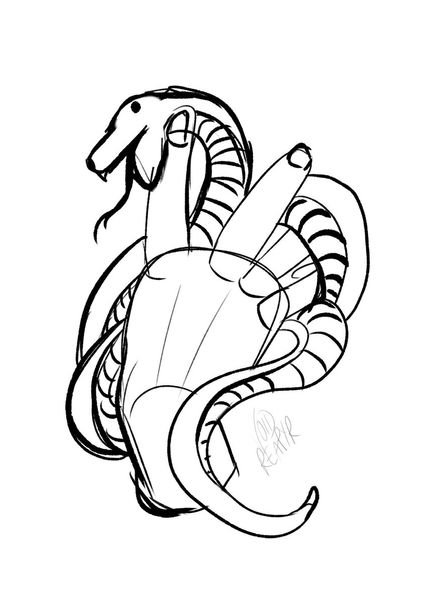 voidreapyr's tweet photo. WIP - snakemaster 3000 #wipart https://t.co/erf5O1xEHm
