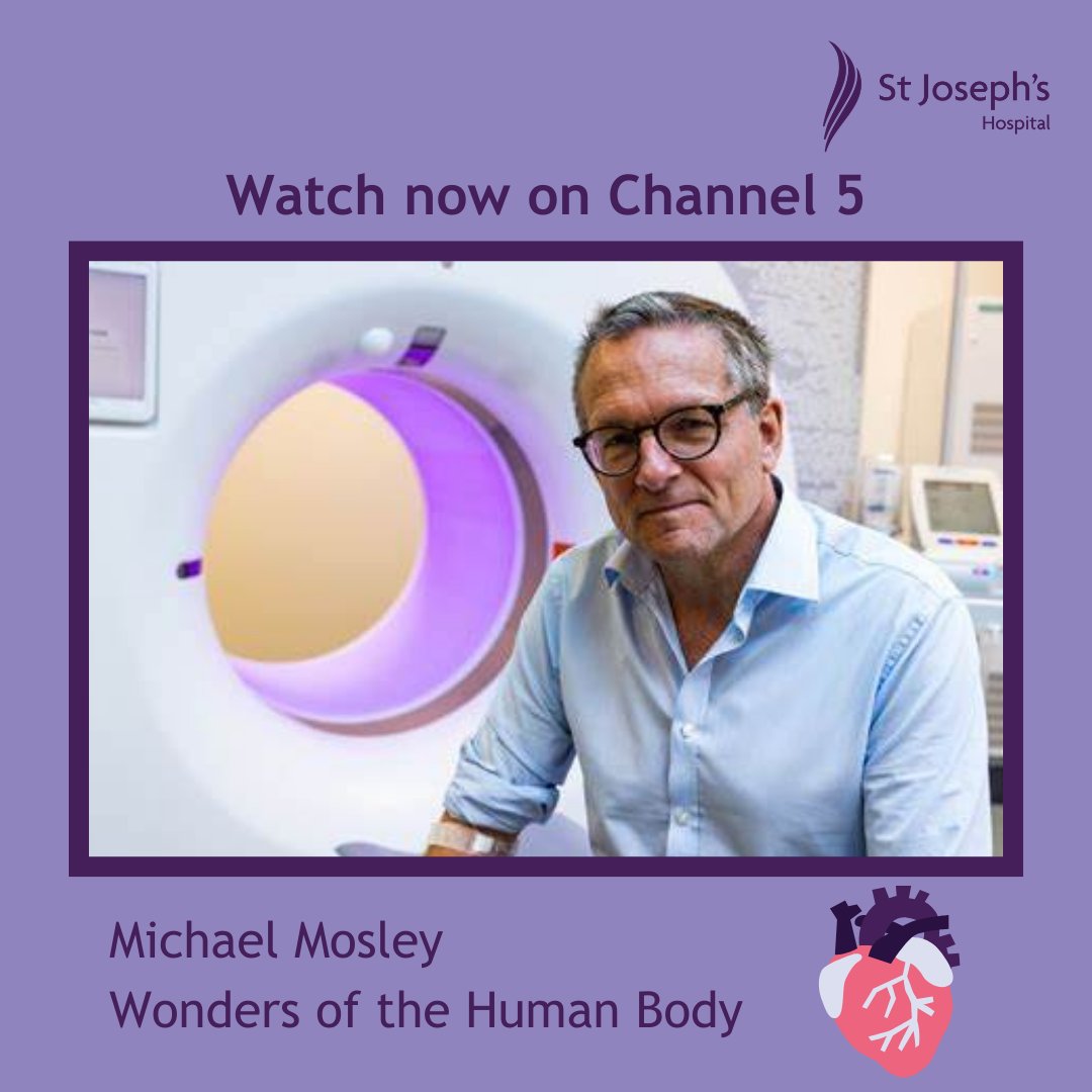Did you see ‘Michael Mosley: Wonders of the Human Body’ on Channel 5 yesterday evening? 📺 
 
Last night’s episode featured the CaRi-Heart® Health Check which we are proud to offer at St Joseph’s Hospital.  Find out more about the procedure&gt; lnkd.in/eGT5b4zr