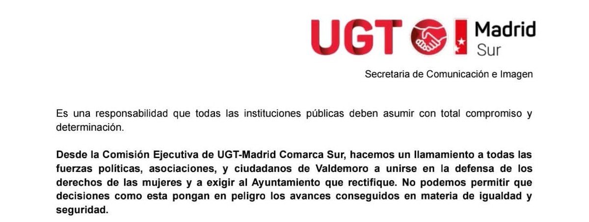 surugtmadrid's tweet photo. @surugtmadrid rechaza la eliminación de los Puntos Violetas en las fiestas de #valdemoro
€NoesNo https://t.co/yl3LQVGm2E