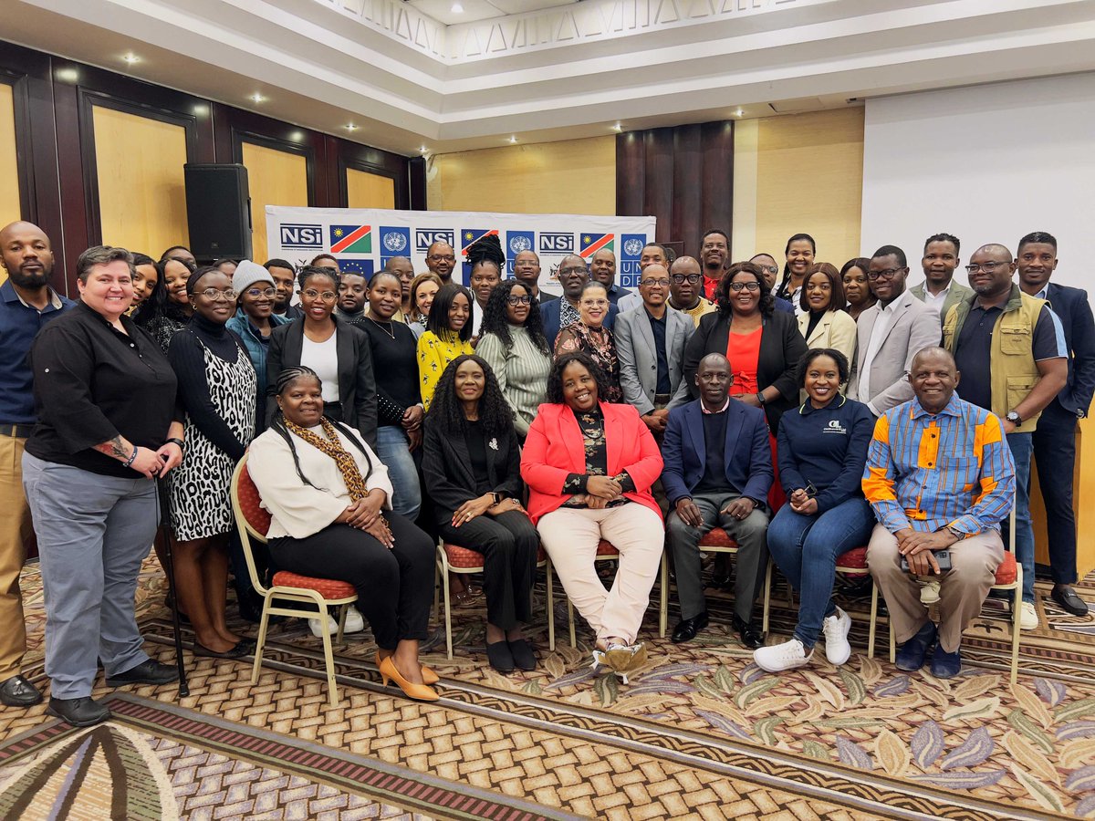 UNDPNamibia's tweet image. @UNDPNamibia is thrilled to partner in the NSS Stakeholders Validation Workshop happening across Namibia from Aug 19-23! 
Together, we’re shaping the future of standardization in 🇳🇦. #StandardizationMatters #NamibiaStandardization #UNDP