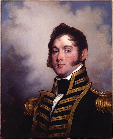garlandgates's tweet image. Born on this date 1785, Oliver Hazard Perry, American commander (d. 1819). He defeated the British Navy in the Battle of Lake Erie during the #WarOf1812.