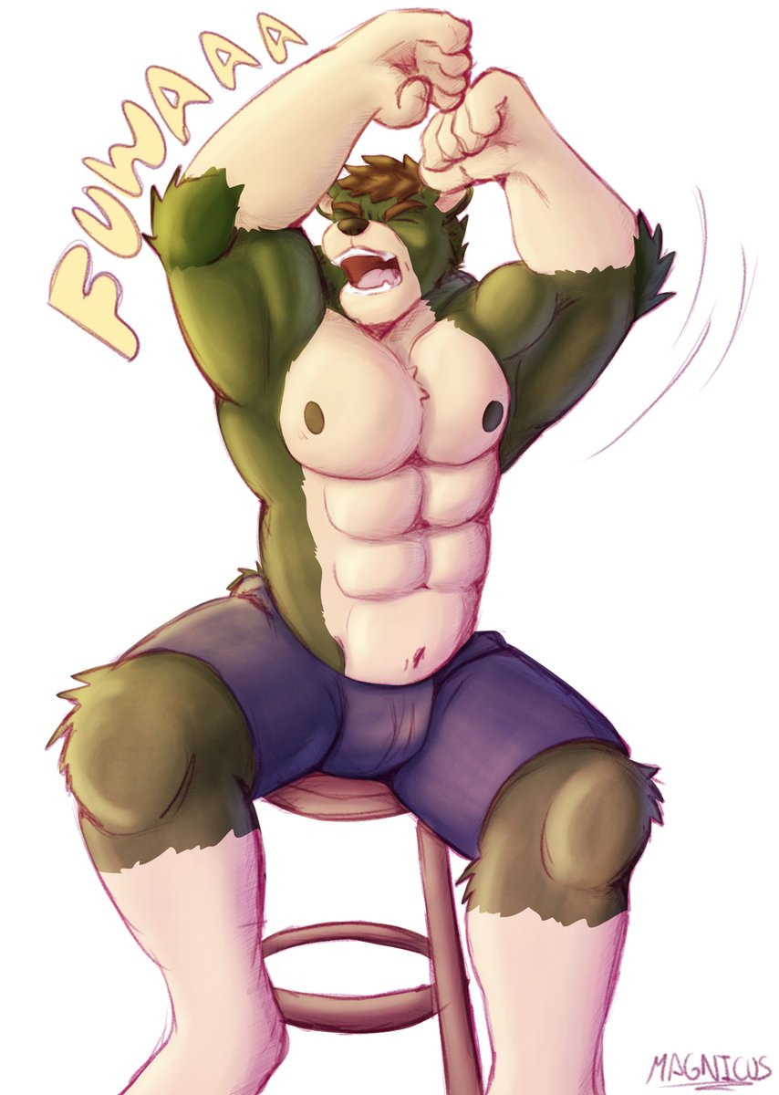 magnicus_21's tweet photo. Ey, un oso parece tener algo de sueño

Artrade con @JohnC200428 

#furry #furryartist #furryarts #bear https://t.co/VcgMON4FZx