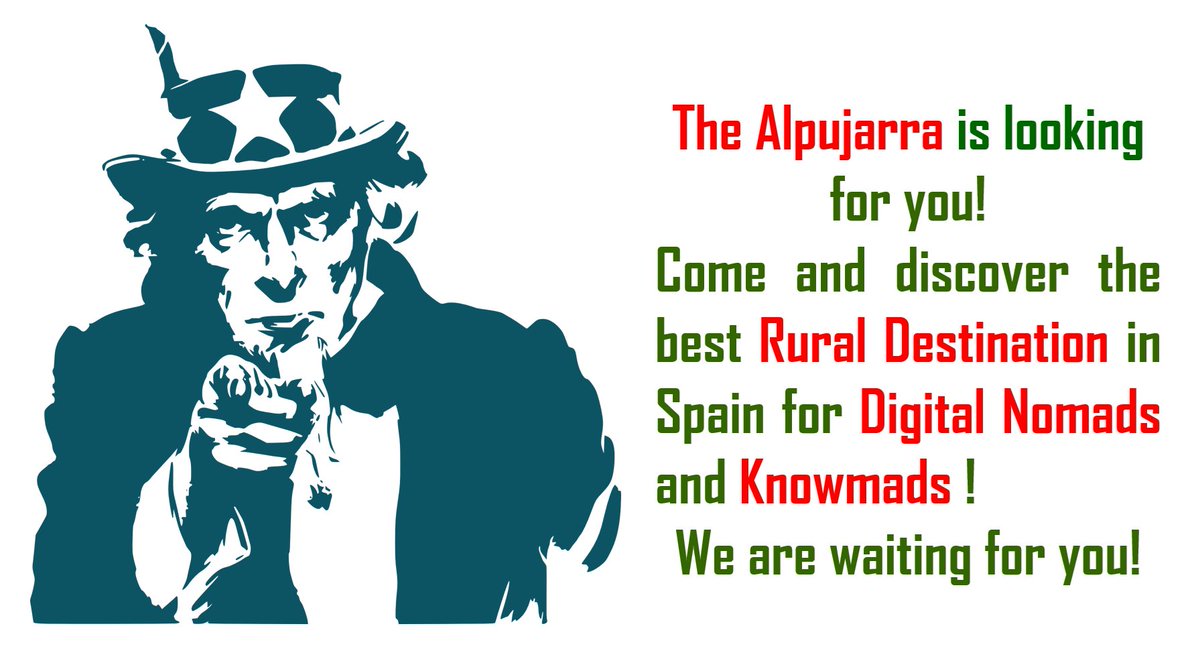 Are you looking for a place where you can #Work and Enjoy #Nature ? La #Alpujarra #Granada #Andalucia  is The Place For #YOU Come, we give you support so that you can develop your professional project in the Very Best Conditions #AlpujarraKnowmads #RuralCoworking #Spain