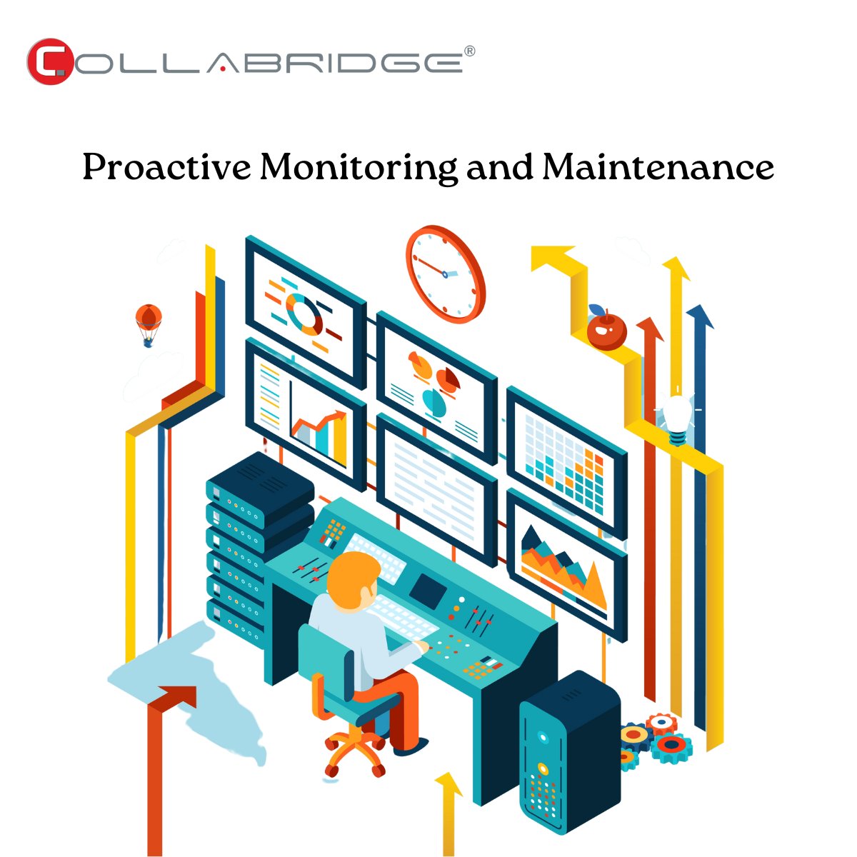 Collabridge_inc's tweet photo. At Collabridge, we know how important reliability is to the daily continuance of any business. Thus, we have spent a great deal of time on the continuity of uninterrupted functioning and efficiency of your systems. https://t.co/y0MHDsytlS