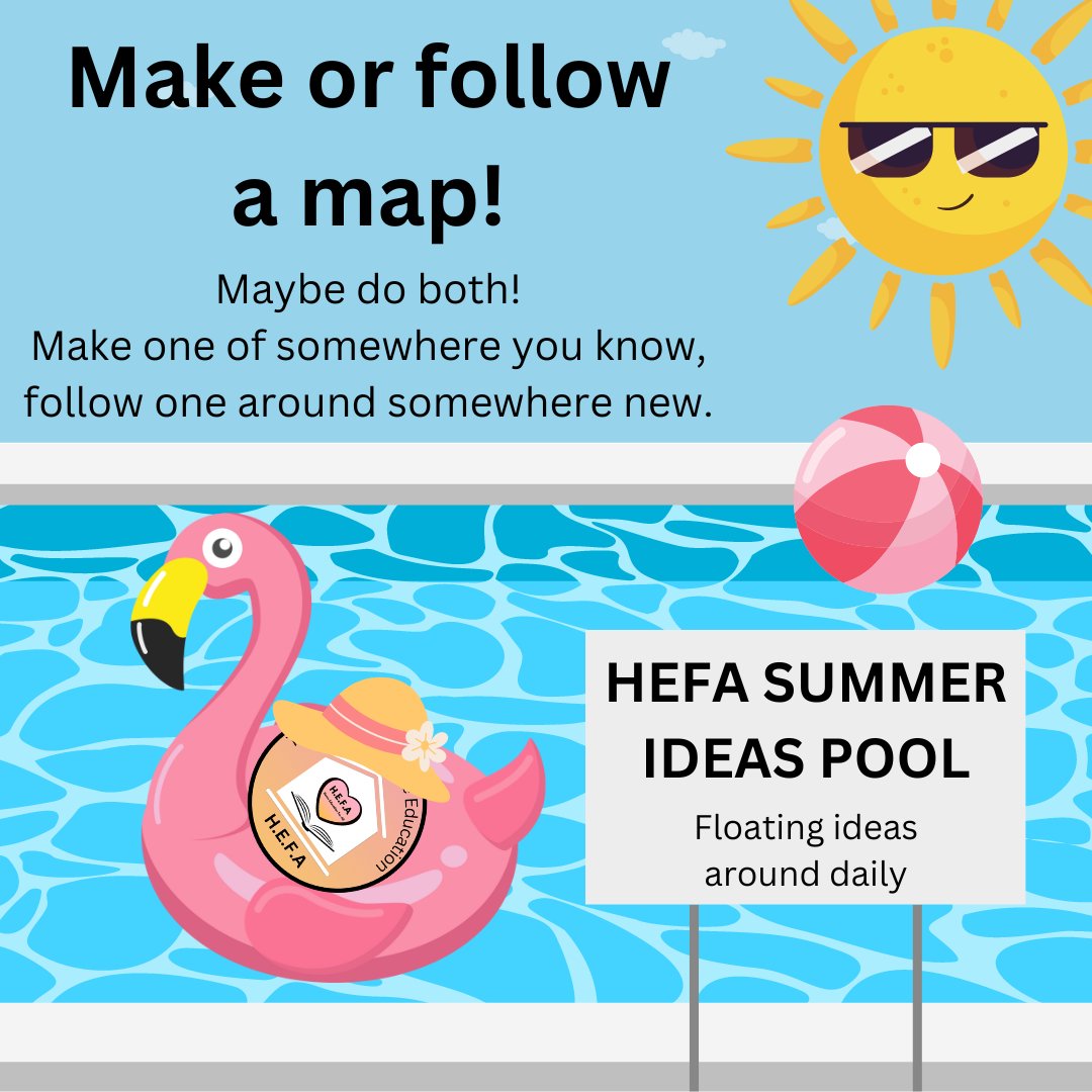 Why not have a go at making and/or following maps?

Did you know that Ordinance Survey have produced puzzle books based on map reading skills? They even have a kids one to help develop those skills earlier 🙂

#teamhefauk #summerholidays #maps #mapreading #cartography