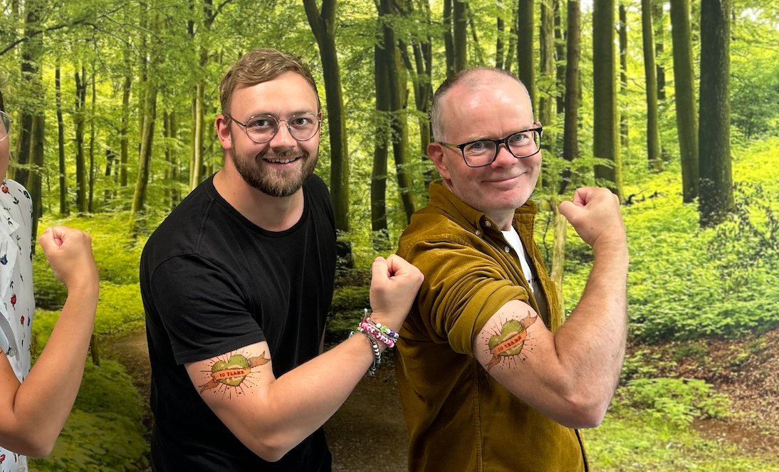 Celebrate 10 years of ORCID in Denmark with us! 🎉 

To mark this milestone, we’ve gone all in! Check out our new ORCID tattoos! 🖋️🎨

Why ORCID? Because it’s more than just a number—it’s your research BFF. 🤝🔍

Explore more at orcid.org 🌐

#ORCID10DK <a href="/ORCID_Org/">ORCID Organization</a>