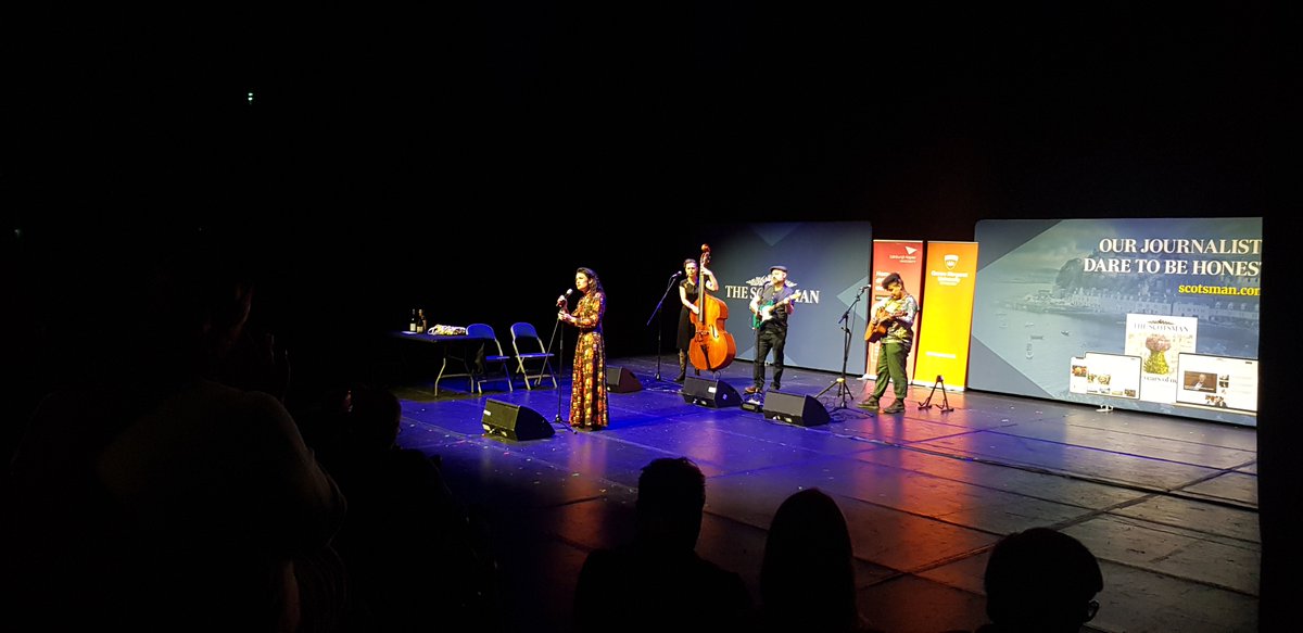 Brilliant morning <a href="/TheScotsman/">The Scotsman</a> Fringe First Awards. And loved the performance from 'June Carter Cash: The Woman, Her Music and Me'