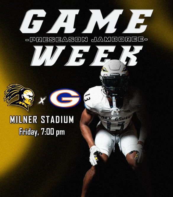ogwarriorsfb's tweet photo. Jamboree tonight at Gulfport at 7pm!! #TheGrove #ogfamily https://t.co/TCHaay5ToE