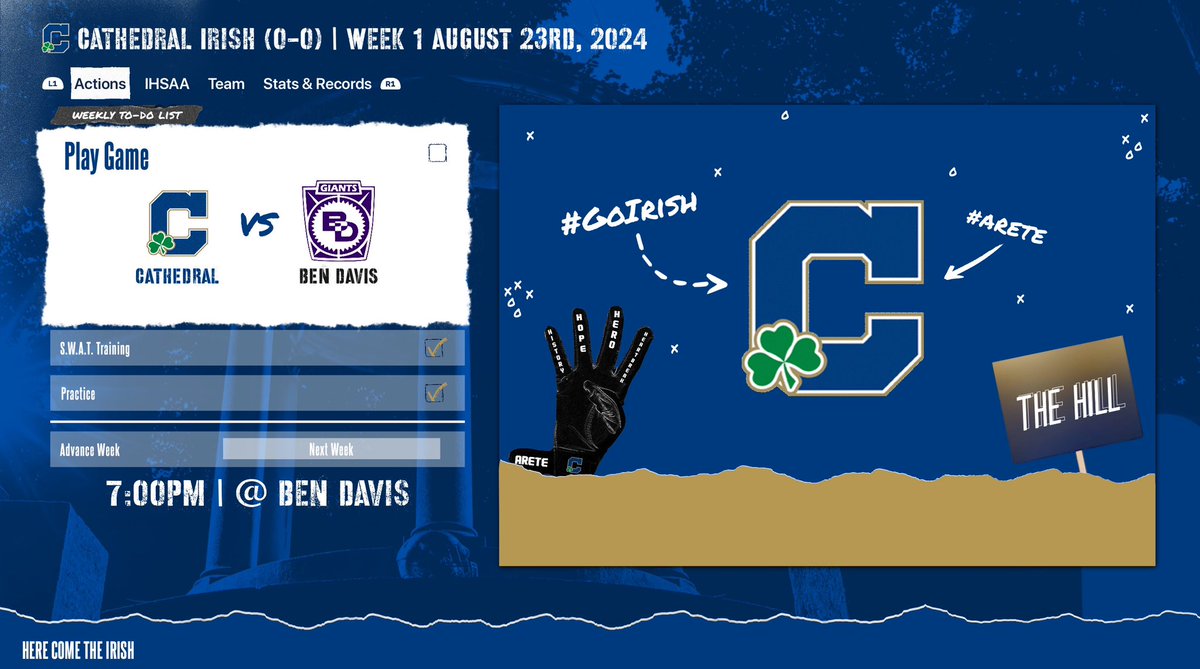 Cathedral Football tweet media