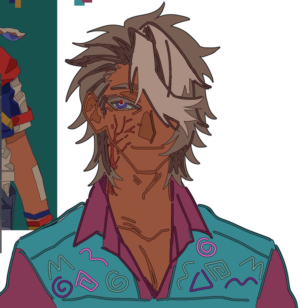 teijouuu's tweet photo. LIAR anyways only been doing self indulgent stuff, trying 2 get back into the habit of drawing regularly after not touching my tablet for weeks https://t.co/cOBNWjeDtf