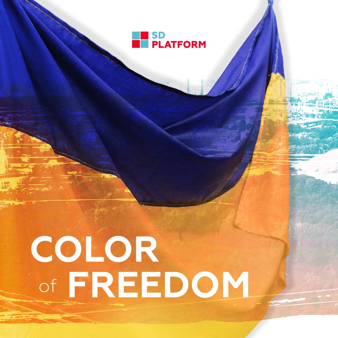 Happy National Flag Day! 
The story of the struggle for independence 🇺🇦

Blue for the clear sky and free dreams, yellow for the wheat field and prosperity. Together, they embody Ukraine's highest values, shared by SD Platform 🙌🏻

Grateful to all who fight for our independence 🙏🏼