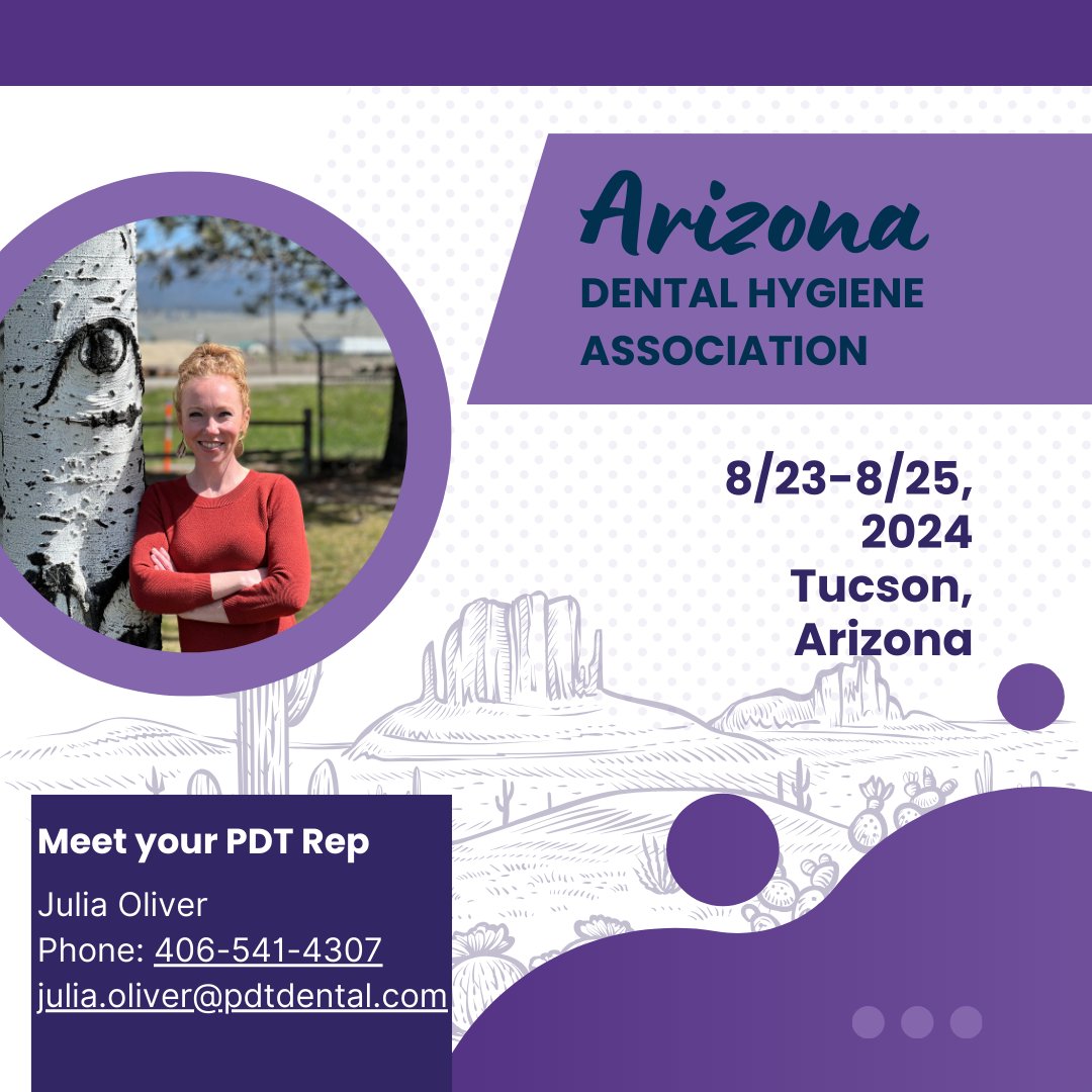 Stop by our table to see Julia at the Arizona Dental Hygiene Association! 🌵✨ Discover the latest in dental instruments and tools designed to elevate your practice. Let’s chat about how we can help you achieve clinical excellence! 🦷