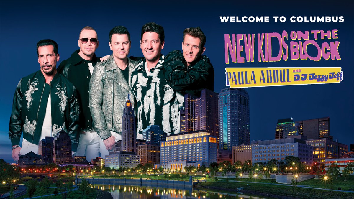 NationwideArena's tweet photo. TONIGHT #BringBackTheTime with @NKOTB at @NationwideArena! Check the link for all the info to know before you go. https://t.co/qzayP8zcxt https://t.co/xSDgTGOXTD