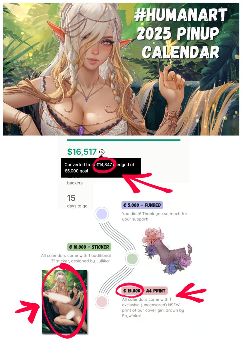 Prywinko 🌺画家✍️ (@prywinko) on Twitter photo 💛Just over a hundred euros left to reach the maximum goal! 💚 Nsfw print with my Naurmel for each calendar! 🧡 💛Just over a hundred euros left to reach the maximum goal! 💚 Nsfw print with my Naurmel for each calendar! 🧡