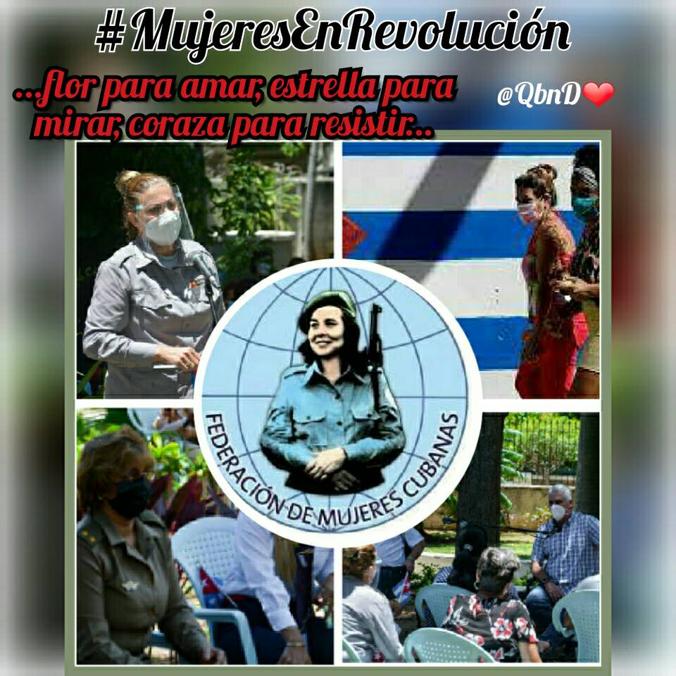 JoseMarianoTam1's tweet photo. #FederadasCubanas sinónimos de; entrega, luchadora, creadora, cientifica, trabajadora, fidelidad, resilencia, defensora, educadora, REVOLUCIONARIA.¡Felicidades #64FMC #MujeresEnRevolucion.#DeZurdaTeam ❤🇨🇺❤🇨🇺❤ https://t.co/uWlK7e1hCM