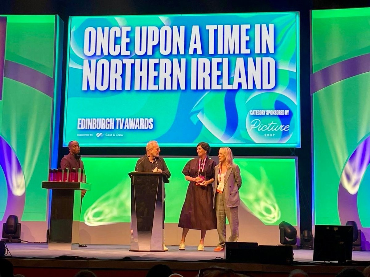 Walk On Air Films (@woafilms) on Twitter photo Best Documentary for Once upon a time in Northern Ireland! Thank you @edinburghtvfest awards for such a wonderful ceremony. Our <a href="/HooperRachel/">Rachel Hooper</a> with Eddie Doyle for <a href="/BBCnireland/">BBC Northern Ireland</a> and <a href="/mitchell_vicky/">Vicky Mitchell</a> for <a href="/KEOfilms/">KEO films</a> 🎉 Best Documentary for Once upon a time in Northern Ireland! Thank you @edinburghtvfest awards for such a wonderful ceremony. Our <a href="/HooperRachel/">Rachel Hooper</a> with Eddie Doyle for <a href="/BBCnireland/">BBC Northern Ireland</a> and <a href="/mitchell_vicky/">Vicky Mitchell</a> for <a href="/KEOfilms/">KEO films</a> 🎉