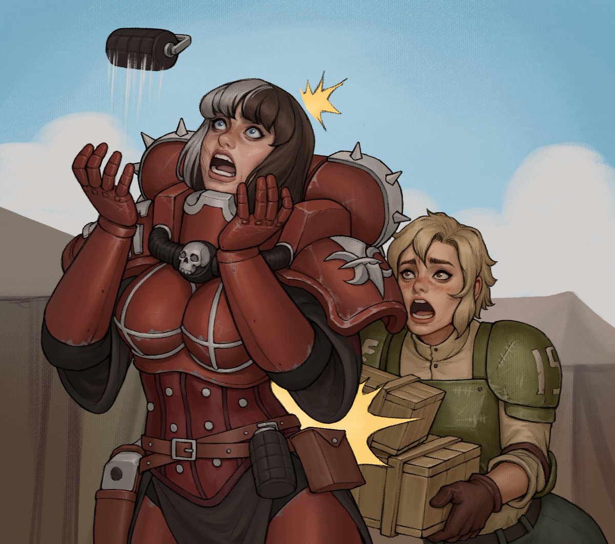 Elzunix🔞 (@elzunixart) on Twitter photo Guard and sister drawn by the amazing <a href="/yangzheyy/">yangzheyy(commission full)</a>
Thank you so much for this again, your work never fails to put me in awe.
This piece was commissioned. Guard and sister drawn by the amazing <a href="/yangzheyy/">yangzheyy(commission full)</a>
Thank you so much for this again, your work never fails to put me in awe.
This piece was commissioned.