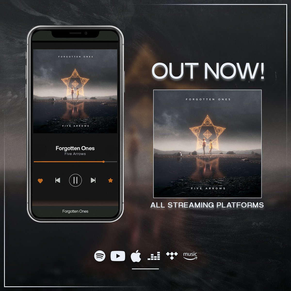 FiveArrowsMusic's tweet photo. “Forgotten Ones” out now! ⭐️ https://t.co/54UeGvsedm